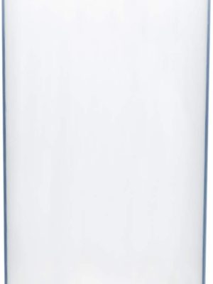 Flower Vase Acrylic Cylinder - Decorative Centerpiece for Home or Wedding - Non Breakable Plastic, 5"X10" Tall Round - Clear