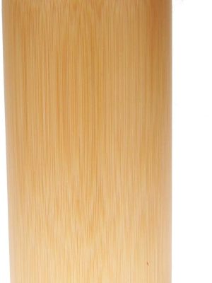 Bamboo Flower Vase/Holder - Carbonized Brown - 8" - 1 Unit